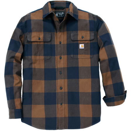 Carhartt Workwear Carhartt M's Long-Sleeve Plaid Shirt Red Duck