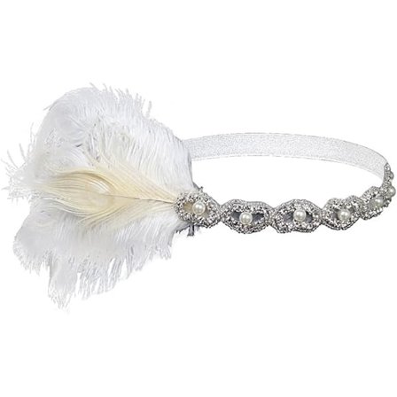 Hårband 1920-tal Huvudsmycke Retrostil Roaring 20s Accessoarer för Kostymbal Bröllopsfest