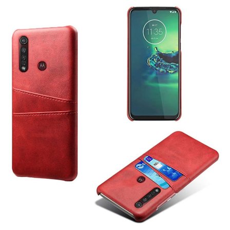 Dual Card Motorola Moto G8 Plus etui - Rød