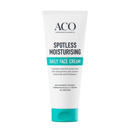ACO Spotless Moisturising Daily Face Creme 60 ml, Skincare, Ansigtspleje, Natcreme