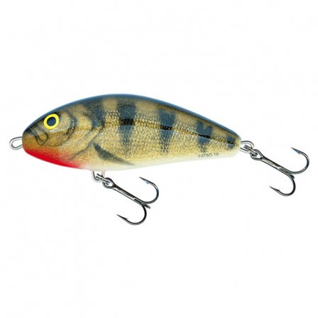 Salmo Fatso 10cm, 52g Sinking - Emerald Perch