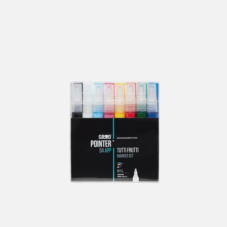 Grog Pointer 04 APP Tutti Frutti Set 8 pcs