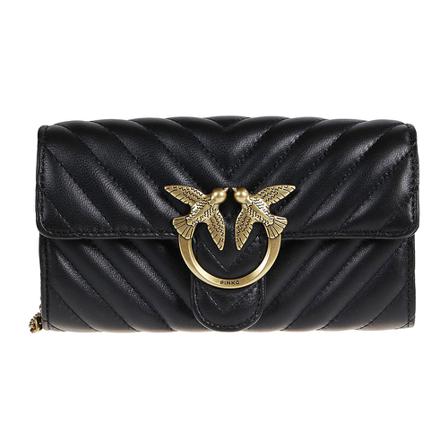 Pinko, Shoulder Bags Czarny, Kobieta, Rozmiar: ONE Size