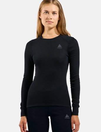 Odlo Odlo Active Warm Bl Top Crew Neck L/S - Black - L