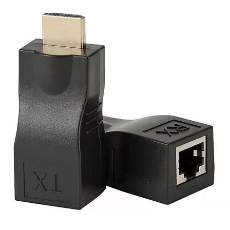 Hdmi över Ethernet-kabel 3d Zero Latency sändare och mottagare Balun-kit