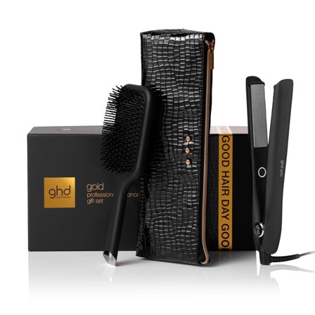 GHD Styler ghd gold Gift Set - piastra per capelli professionale + paddle brush 1pz - Cofanetti per Capelli