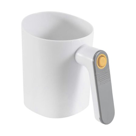 Handhållen Elektrisk Mjölsikt Strösocker Pulver Rostfritt Stål Mjölsikt Koppformad Sikt Kitc