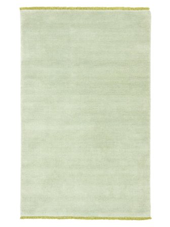Monocromatico Piccolo Moderna Pelo Tappeto - Verde Menta/Verde Oliva 100X160 In Stile Moderno