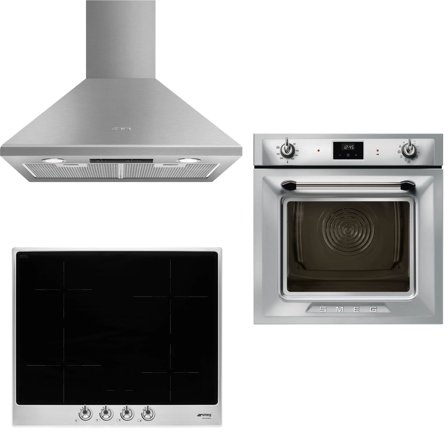 Smeg Victoria Hvitevarepakke, rustfritt' - 'Rustfritt stål