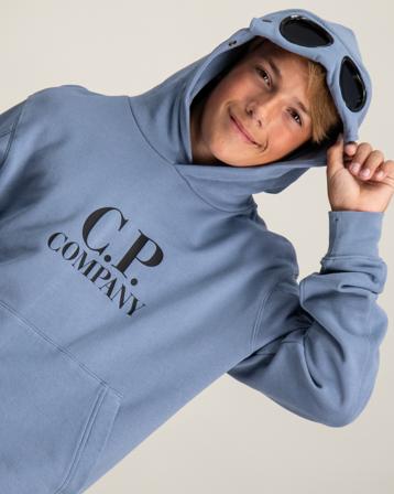 C.P. Company SWEATSHIRT W/HOOD Grijs Hoodies Jongens - Kids Brand Store
