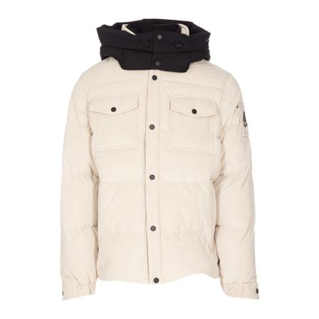 Moose Knuckles, Down Jackets Wit, Heren, Maat:L