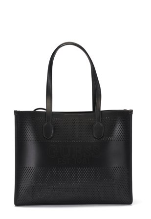 Guess Katey Perf Tote Black Klær