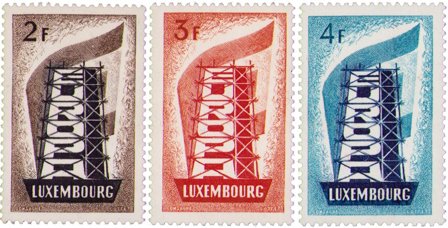 Luxembourg 1956 - MICHEL 555-557 - Postfrisk