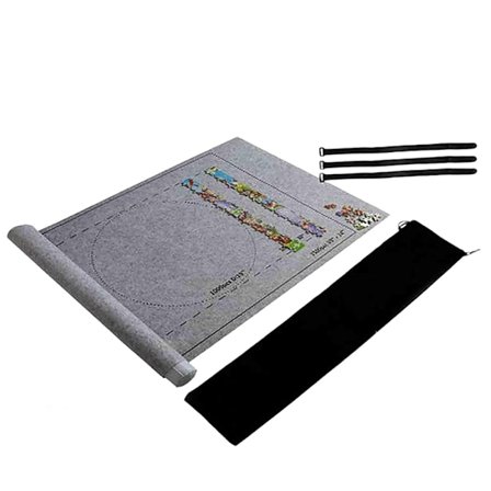 Palapelimatto, liukumaton huopapinta 1500 palalle, kannettava palapelialusta monipuolisella säilytyksellä, puhallettava putki mukautettavaa 