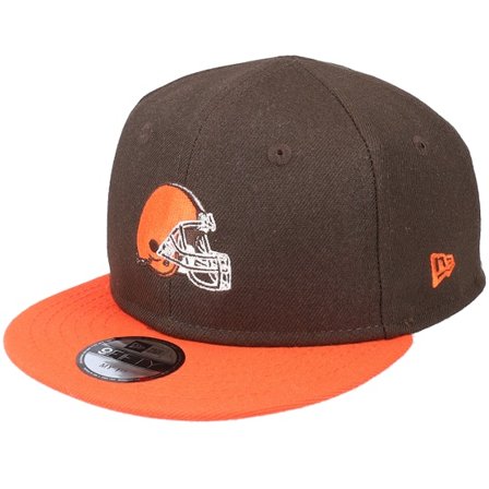 New Era - Marrón snapback Gorra - Kids Cleveland Browns My 1St 9FIFTY Brown/Orange Strapback @ Hatstore