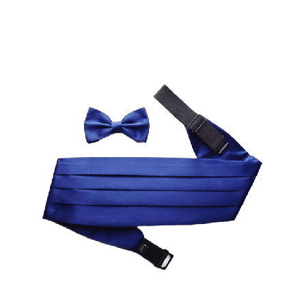 John Henric Cummerbund Kostymtillbehör Herr Blå ONESIZE