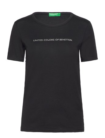 T-Shirt Black United Colors Of Benetton