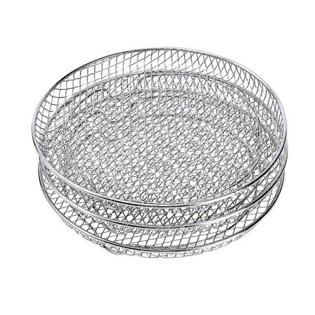 Air Fryer Tillbehör Tre Stapelbara Galler för Gowise Phillips Usa Cozyna Ninja Air Fryer, Air Fryer