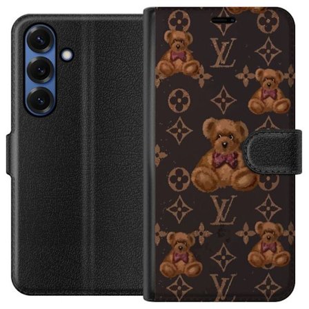 Kompatibel Tegnebogsetui til Samsung Galaxy S25+ Bjørne med mønster luksuriøst logo mode stil