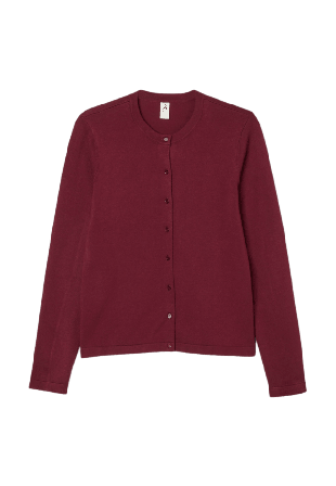 Å WOMAN Cardigan INGRID Stickat Röd XS