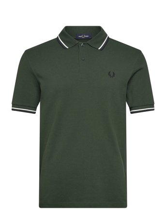 Fred Perry Twin Tipped Fp Shirt - Khaki green - XS