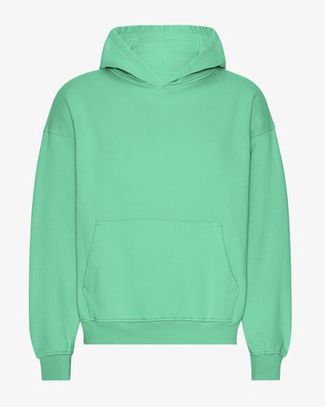 Organic Oversized Hood - Spring Green - Male - XL