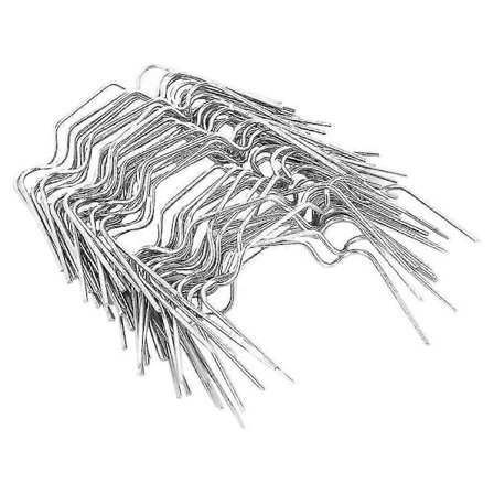 50 stk. drivhus W-klips i rustfritt stål fjærtråd glassfeste klemme