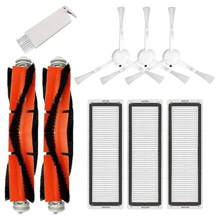 (Pow yeah!) 9-osainen lisävarustesarja F9, Mijia 1C STYTJ01ZHM robotti-imurin rulla sivuharja puhdistus K