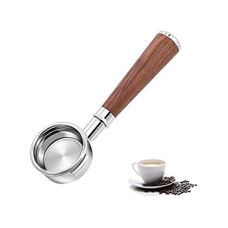 58mm Bottomless Portafilter for E61/expobar E61/ E61ecm, 304 Matvare-Rustfritt Stål Kaffe Espr