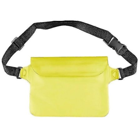 Vanntett mageveske, justerbar tørr mageveske vanntett midjeveske med midjestropp for båtliv og svømming