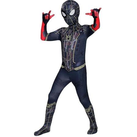 Kids Boys Spiderman Cosplay kostyme Halloween 150cm