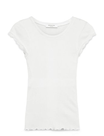Rwbaybay Ss Regular T-Shirt White Rosemunde
