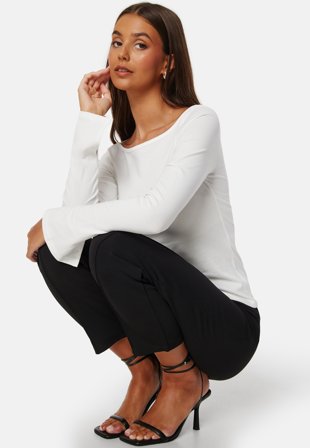 BUBBLEROOM Freja Boatneck Top White Klær