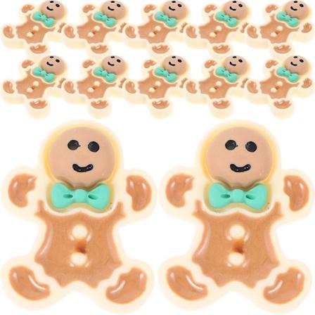 40 stk Pepperkakeform Resin Pepperkakeform Dekor Jul Diy Layout