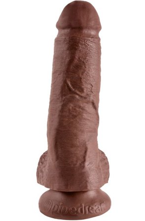 Pipedream Cock With Balls Brown 22,5 cm - Woome.pl