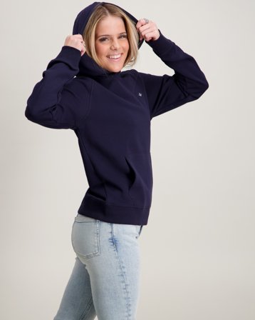 GANT SHIELD HOODIE Blå Huvtröjor/Hoodies Tjej - Kids Brand Store