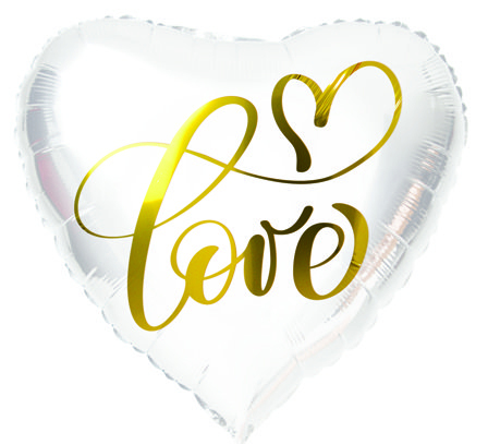 Hjerteballon Love
