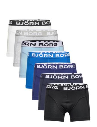 Core Boxer 7P Night & Underwear Underwear Underpants Musta Björn Borg