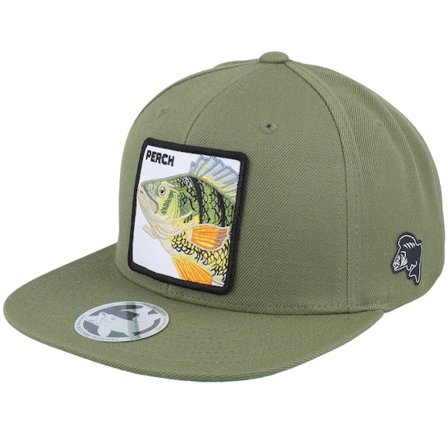 Skillfish - Verde snapback Gorra - Perch Pro Fishing Classic Buck Snapback @ Hatstore