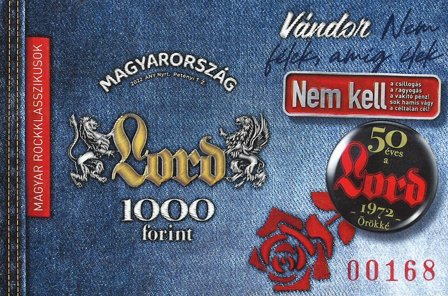 Ungarn - Rockklassikere III: Lord - Postfrisk miniark