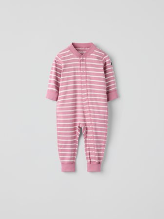 Trikotdress stripet - 44 - barneklær - pink - Polarn O. Pyret