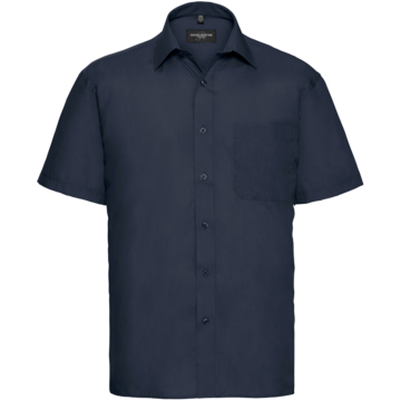 Herreskjorte Kort Erm Poplin*