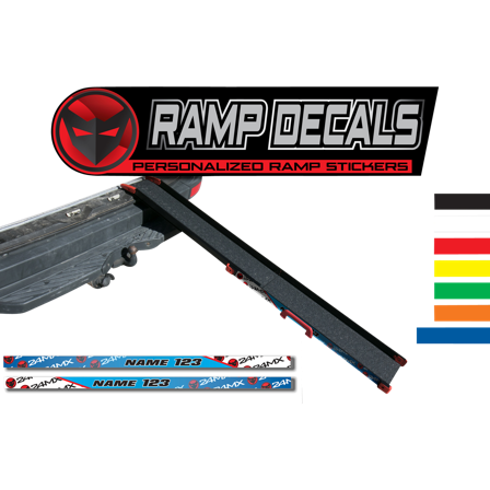 Adhesivos Personalizados 24MX para Rampa de Carga Plegable