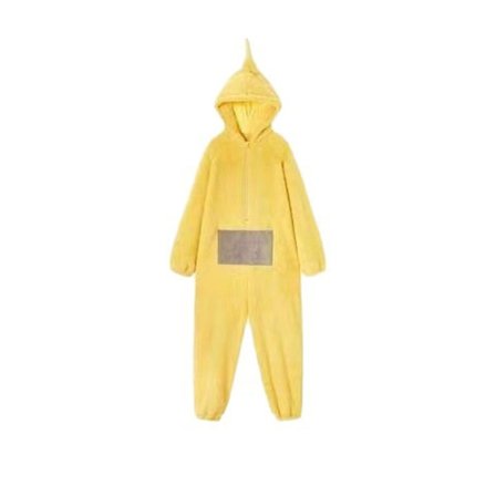 Unisex Teletubbies Kostym Onesie Pyjamas för Vuxna och Barn, Cosplay Onesie Pyjamas