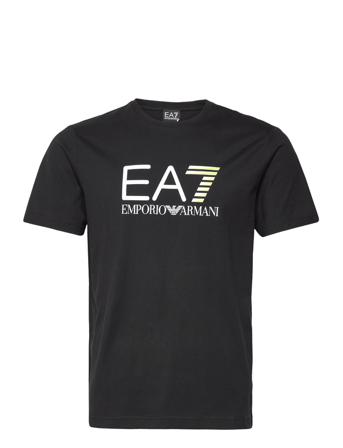 T-Shirt T-shirts Short-sleeved Svart EA7