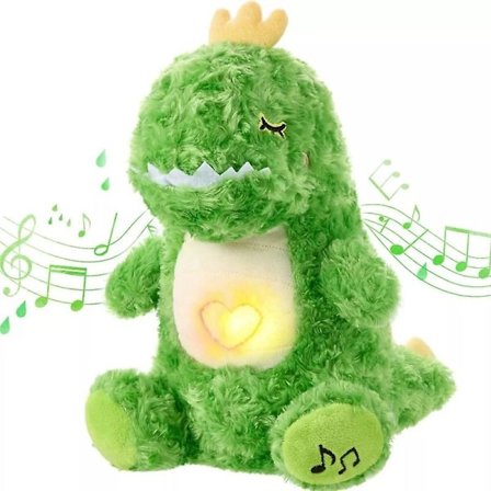 Andas plysch - Andas dinosaurie, Baby Sound Machine Lugna Snuggle Dinosaurie