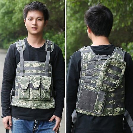 Taktisk Jagt Militær Vest Udendørs Kamp Assault Vest