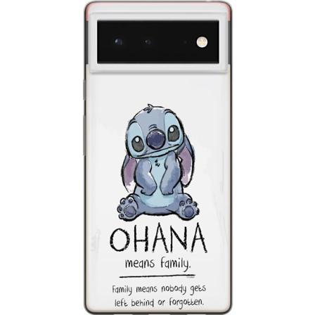 Google Pixel 6 Gennemsigtig cover Stitch Ohana