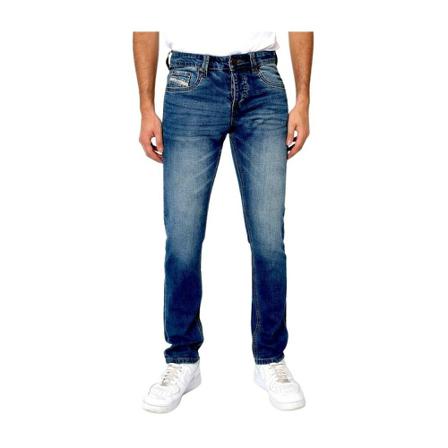True Rise Jeans Stretch Herr - A-11027 - Bla blå, Herr, Herr, Storlek: W30