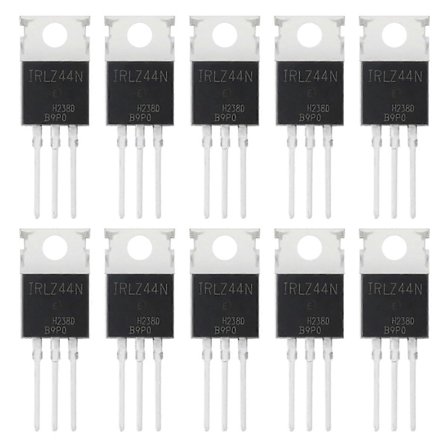 10 stk. IRLZ44N IRLZ44 IRLZ44NPBF N-kanal MOSFET transistorer 47A 55V 47 Amp 55 Volt Power MOSFETS transistor TO-220